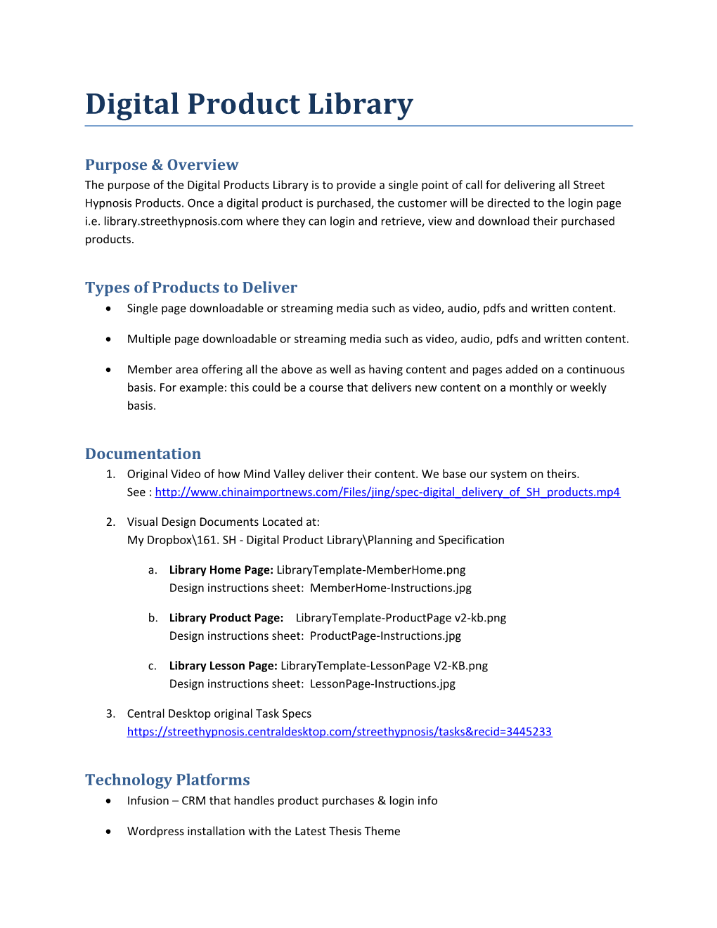 Digital Product Library