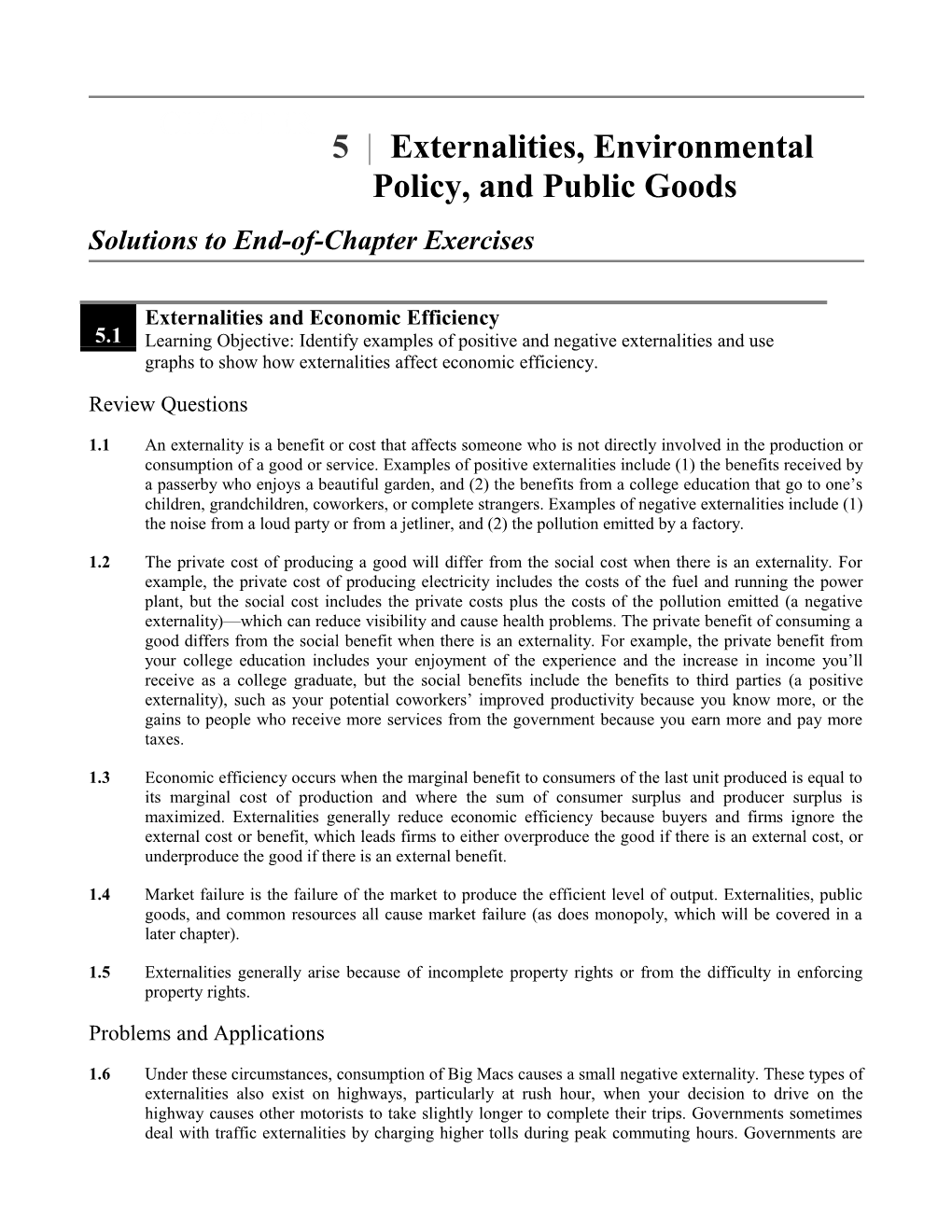 Policy, and Public Goods