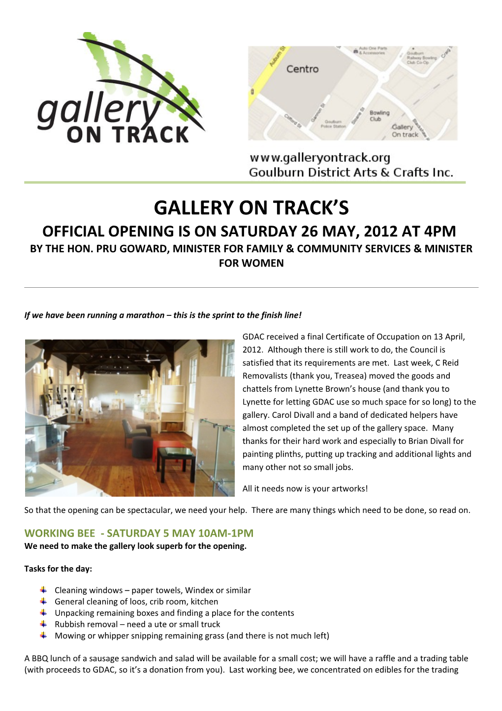Gallery on Track S