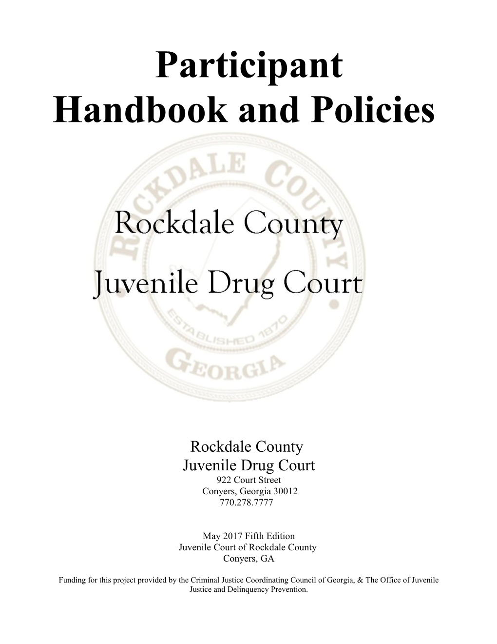 Handbook and Policies