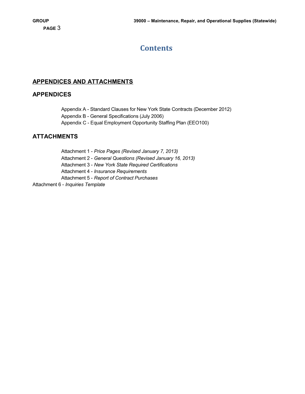 GROUP39000 Maintenance, Repair, and Operational Supplies (Statewide)PAGE 1