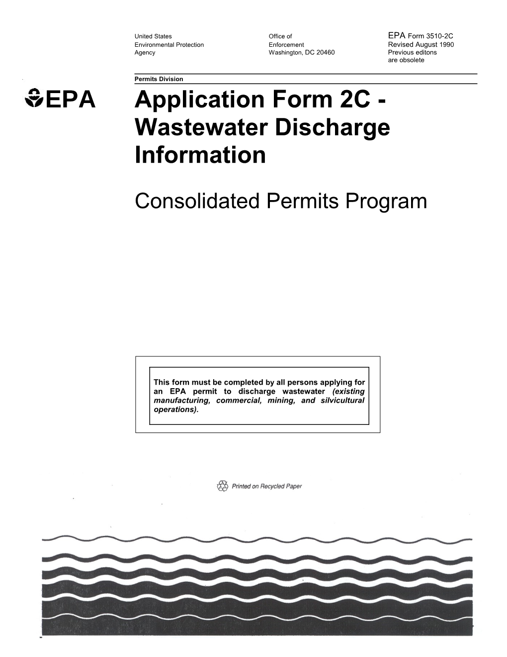 United Statesoffice Ofepa Form 3510-2C