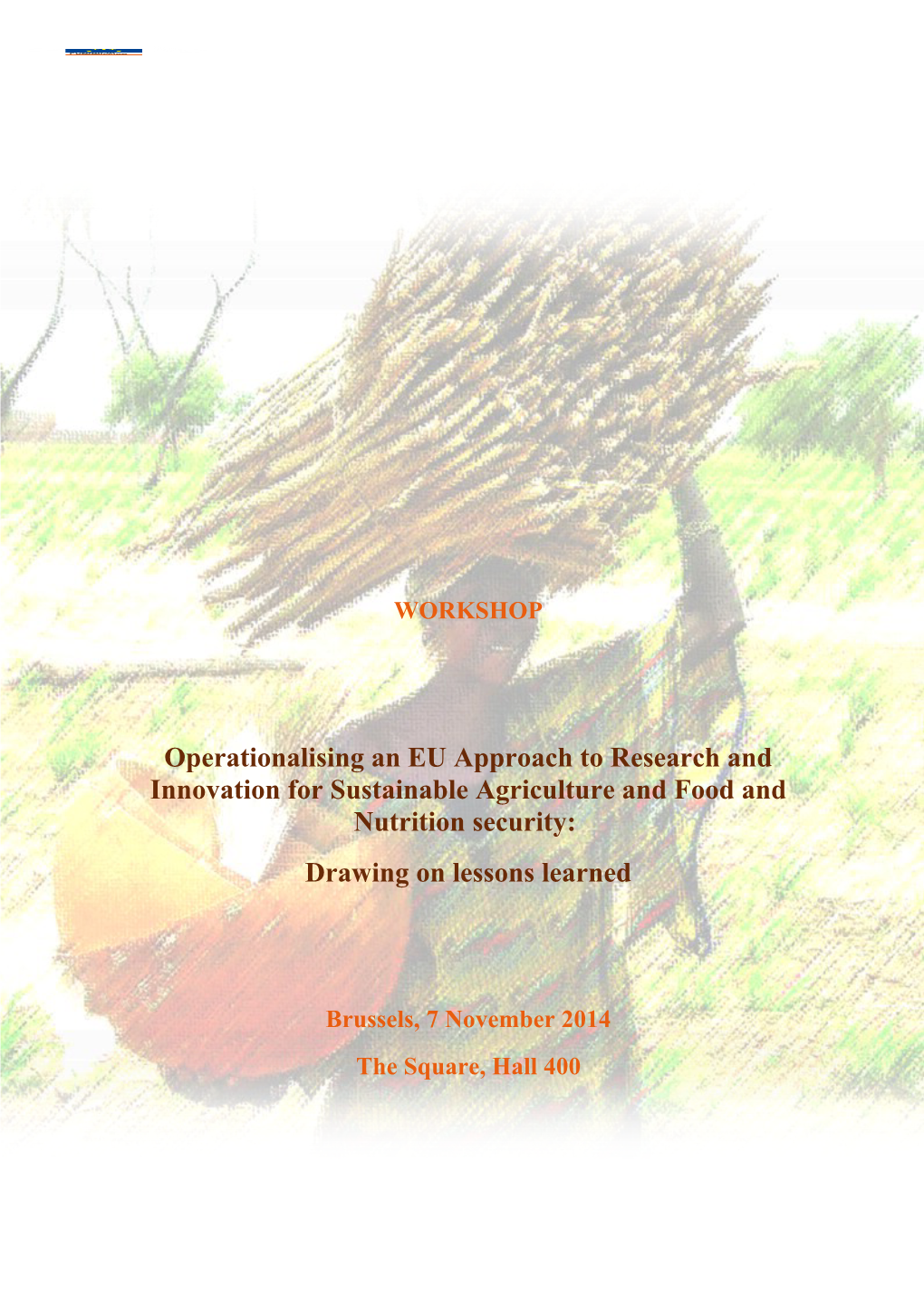 Operationalising an EU Approach to Research and Innovation for Sustainable Agriculture