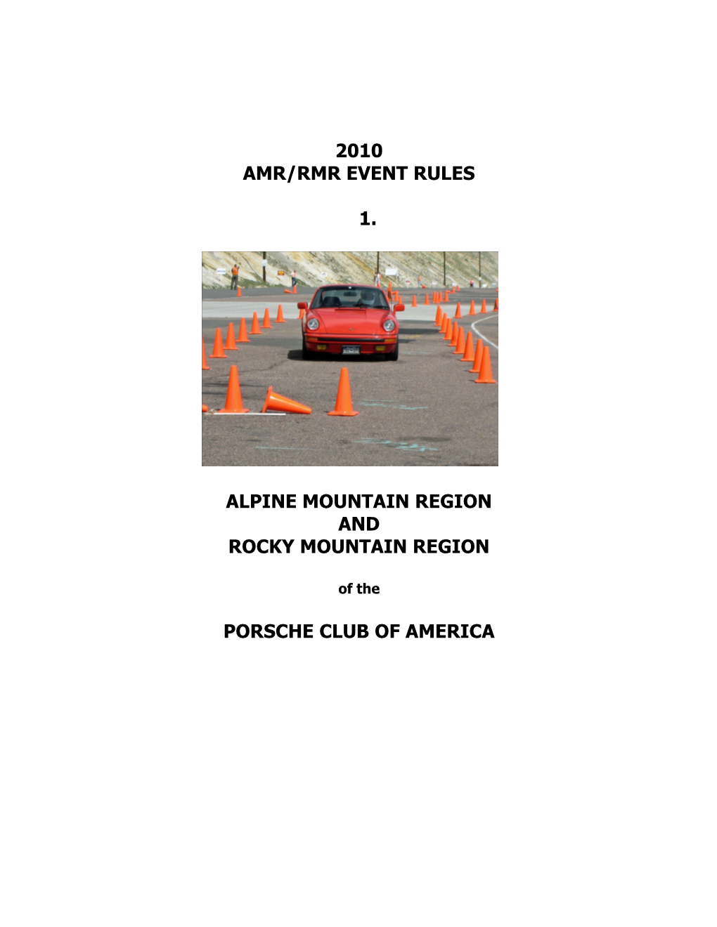 Amr/Rmr Event Rules