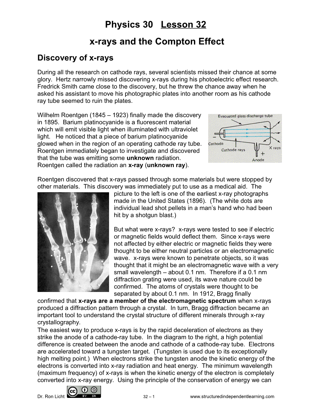 X-Rays and the Compton Effect