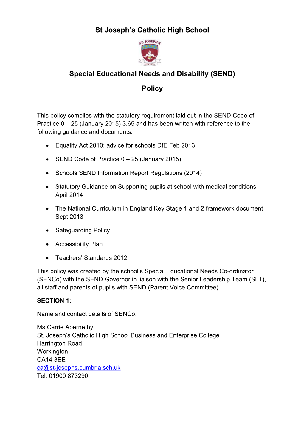 Special Educational Needs and Disability (SEND)