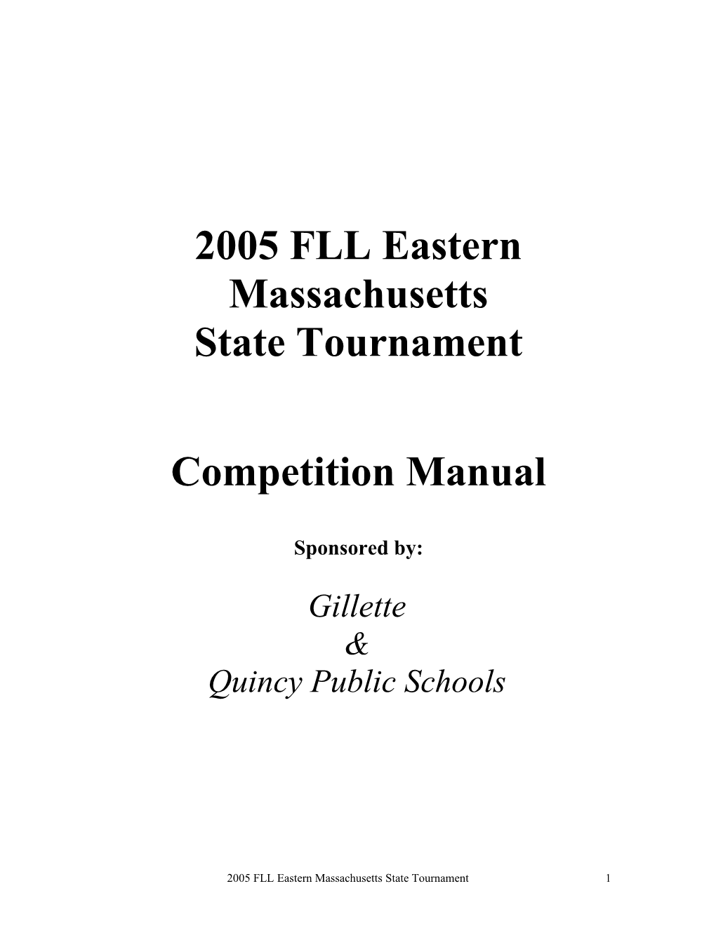 2002 FLL Eastern Massachusetts