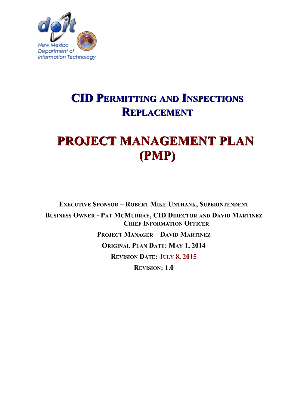 CID Permitting and Inspections Replacement