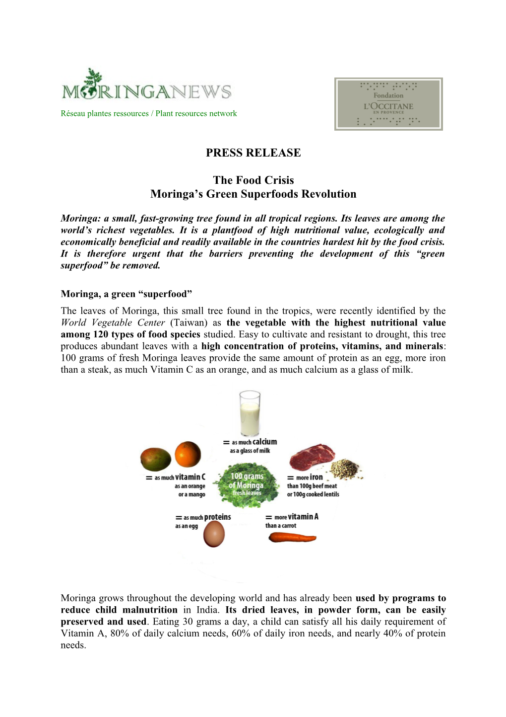 Moringa S Green Superfoods Revolution