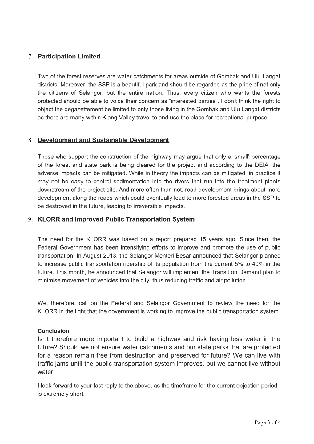 Re: Degazettement of Forest Reserves -Plan Phn.Sel.(S) 08/3/2 Kit 16 Bil. (1)