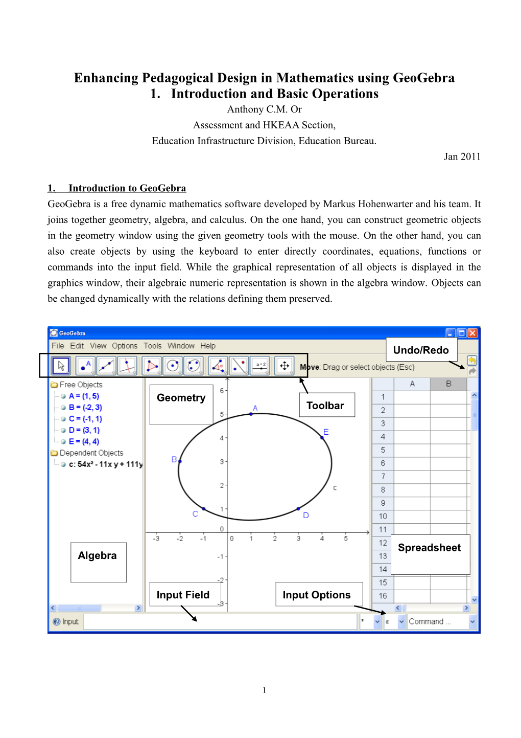 Enhancing Pedagogical Design in Mathematics Using Geogebra