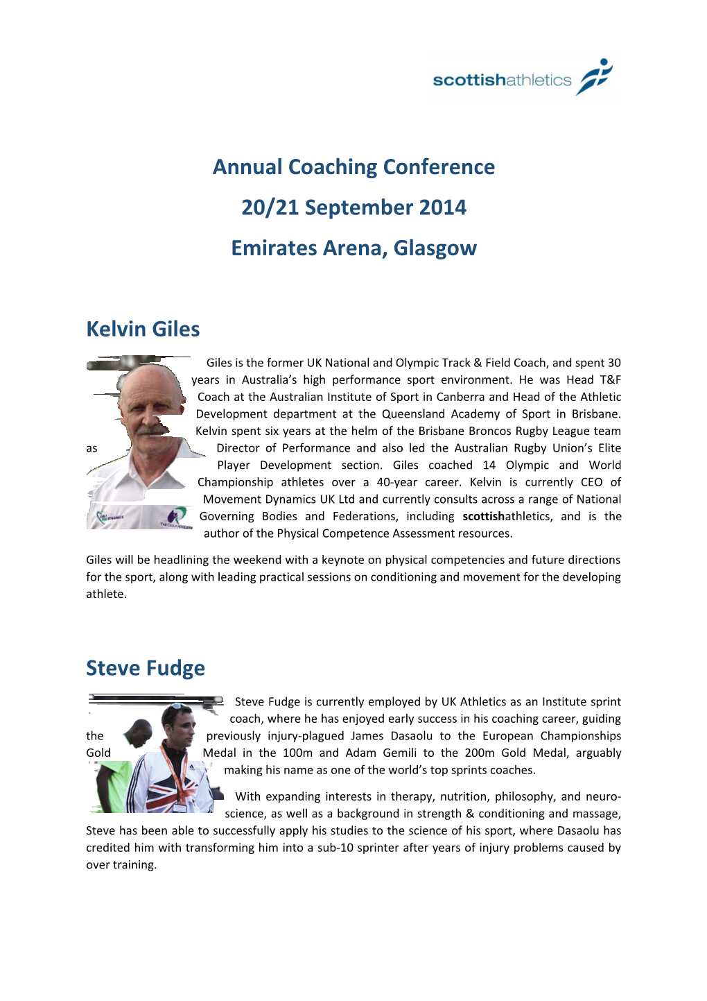 Annual Coaching Conference