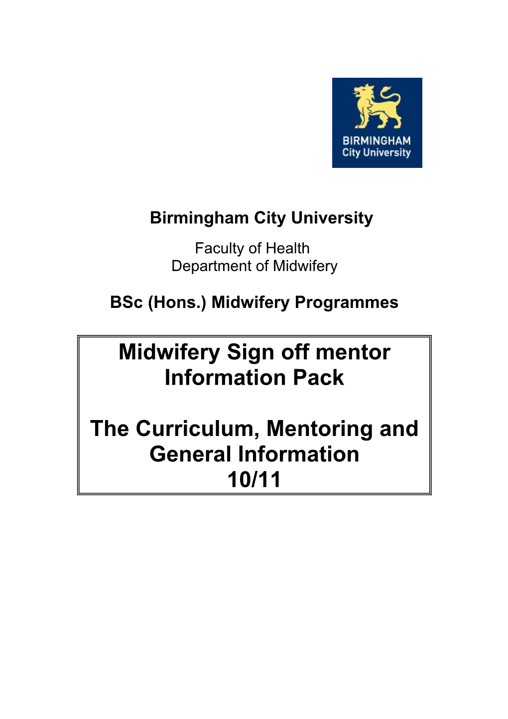 Information for Staff, Mentors and Students