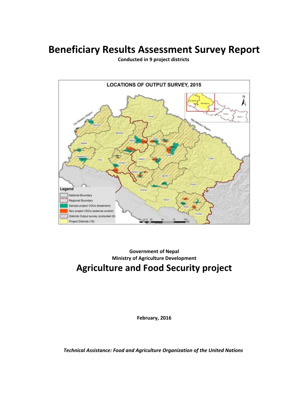 Beneficiary Results Assessment Survey Report