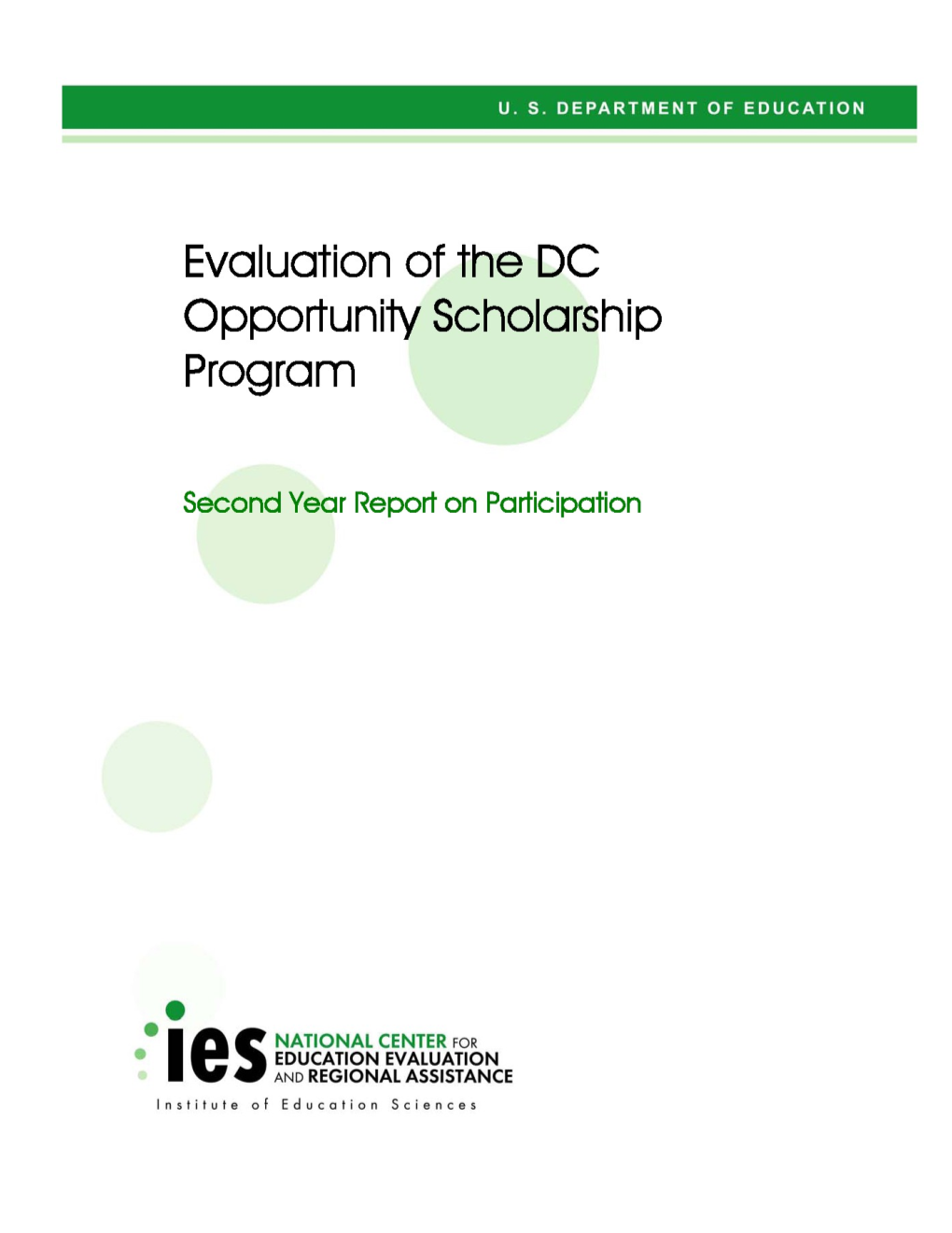 Evaluation of the DC Opportunity Scholarship Program: Second Year Report on Participation