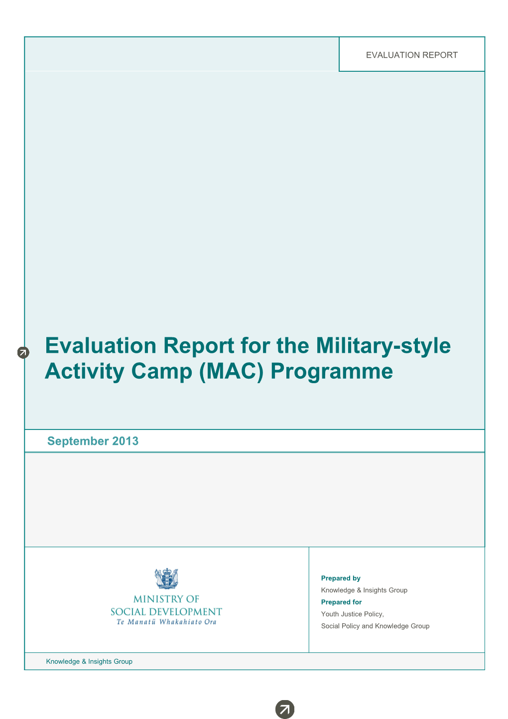 What Impact Is the MAC Programme Having on Reoffending?