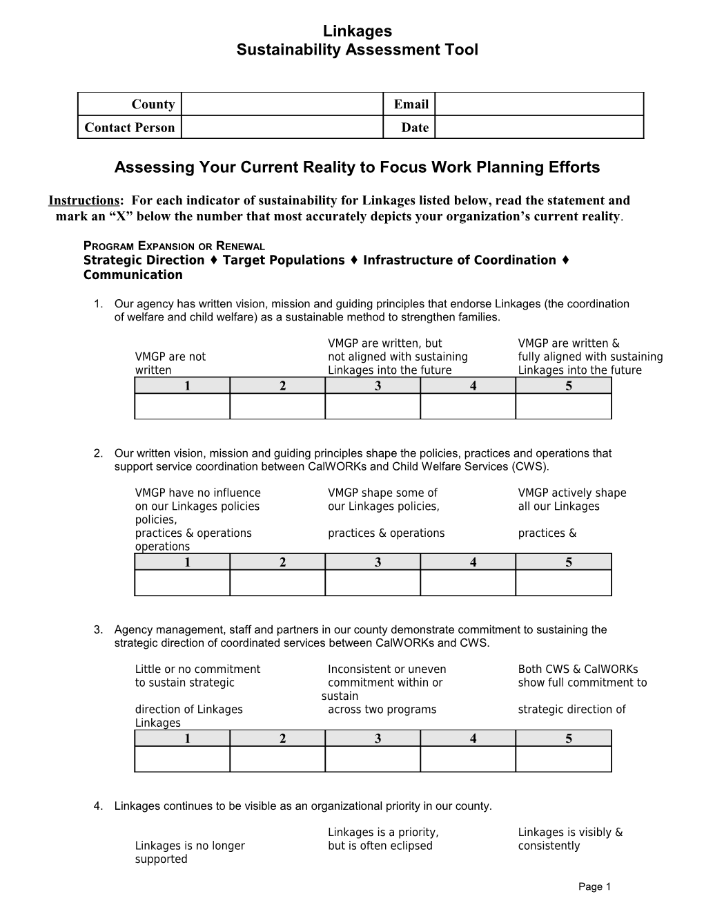 Work Planning Preparation Tool