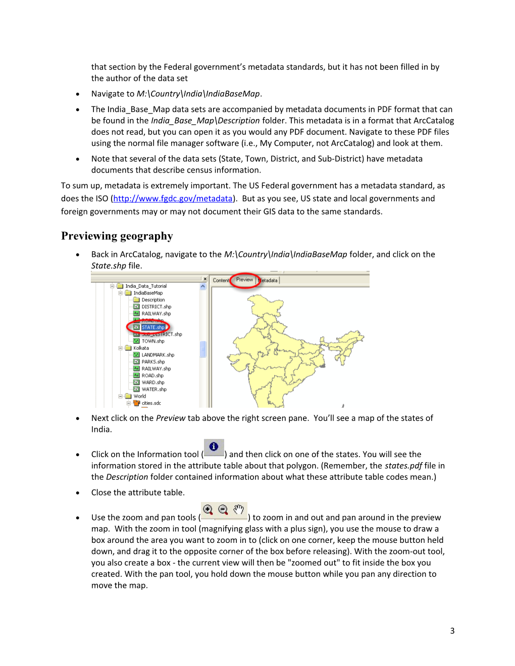 Arcgis Basics 2: Creating a Map with Arcmap (India Data)