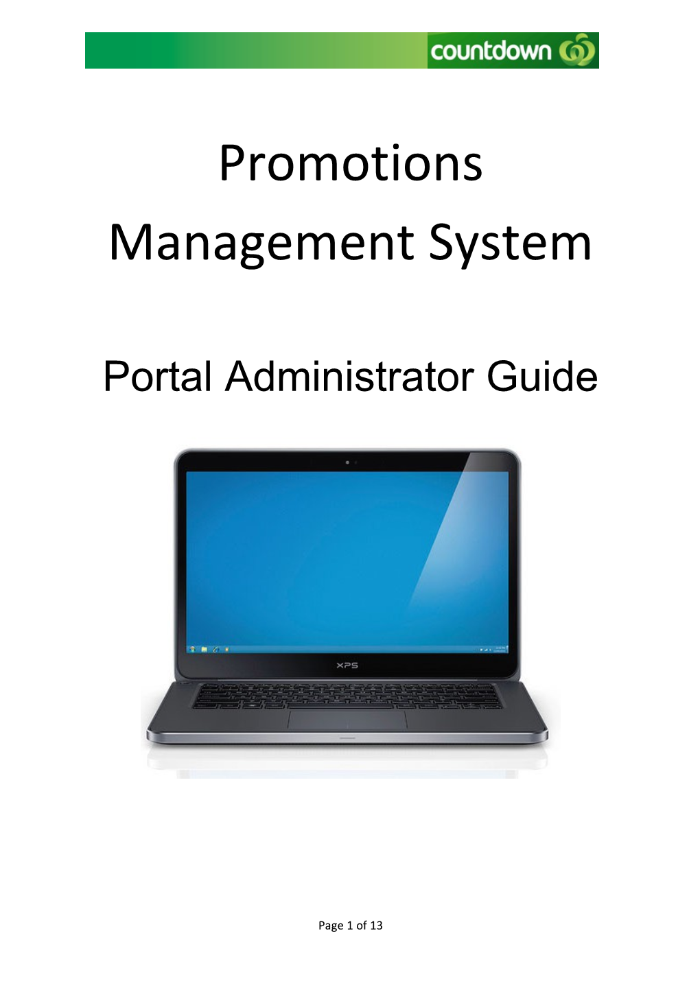 Promotions Management System