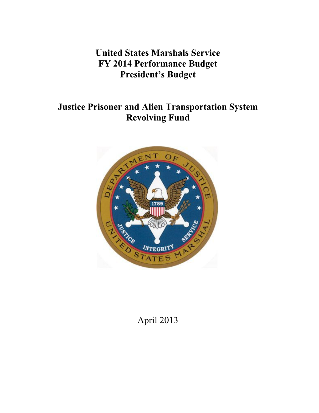 OMB 2014 Budget Submission