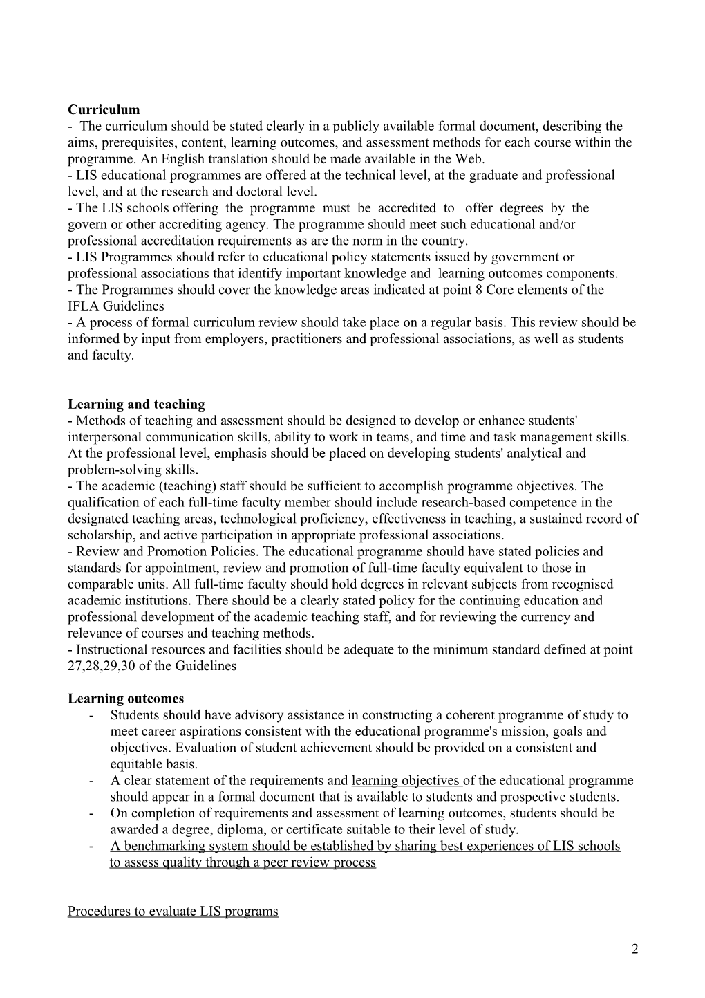Guidance Document for Recognition of Qualifications