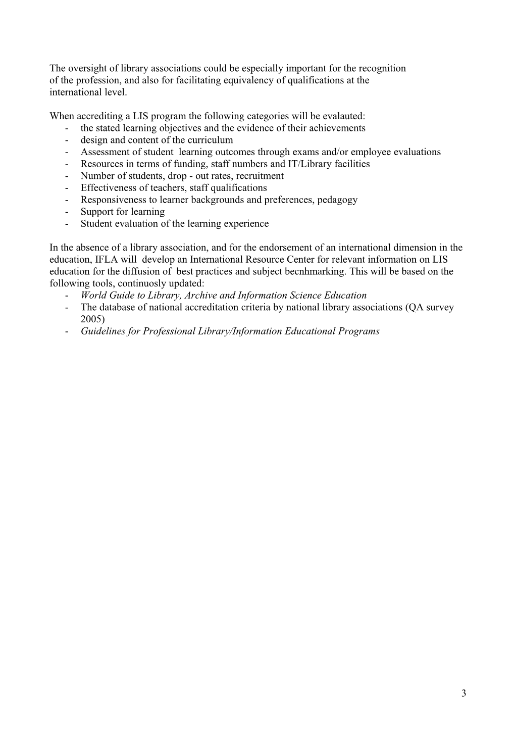 Guidance Document for Recognition of Qualifications