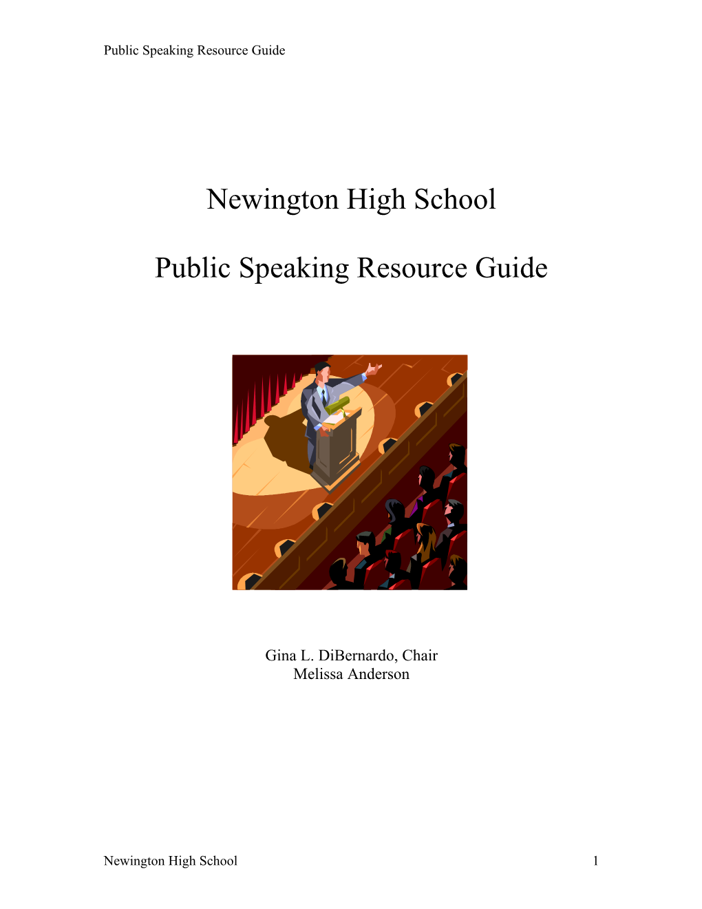 Public Speaking Resource Guide