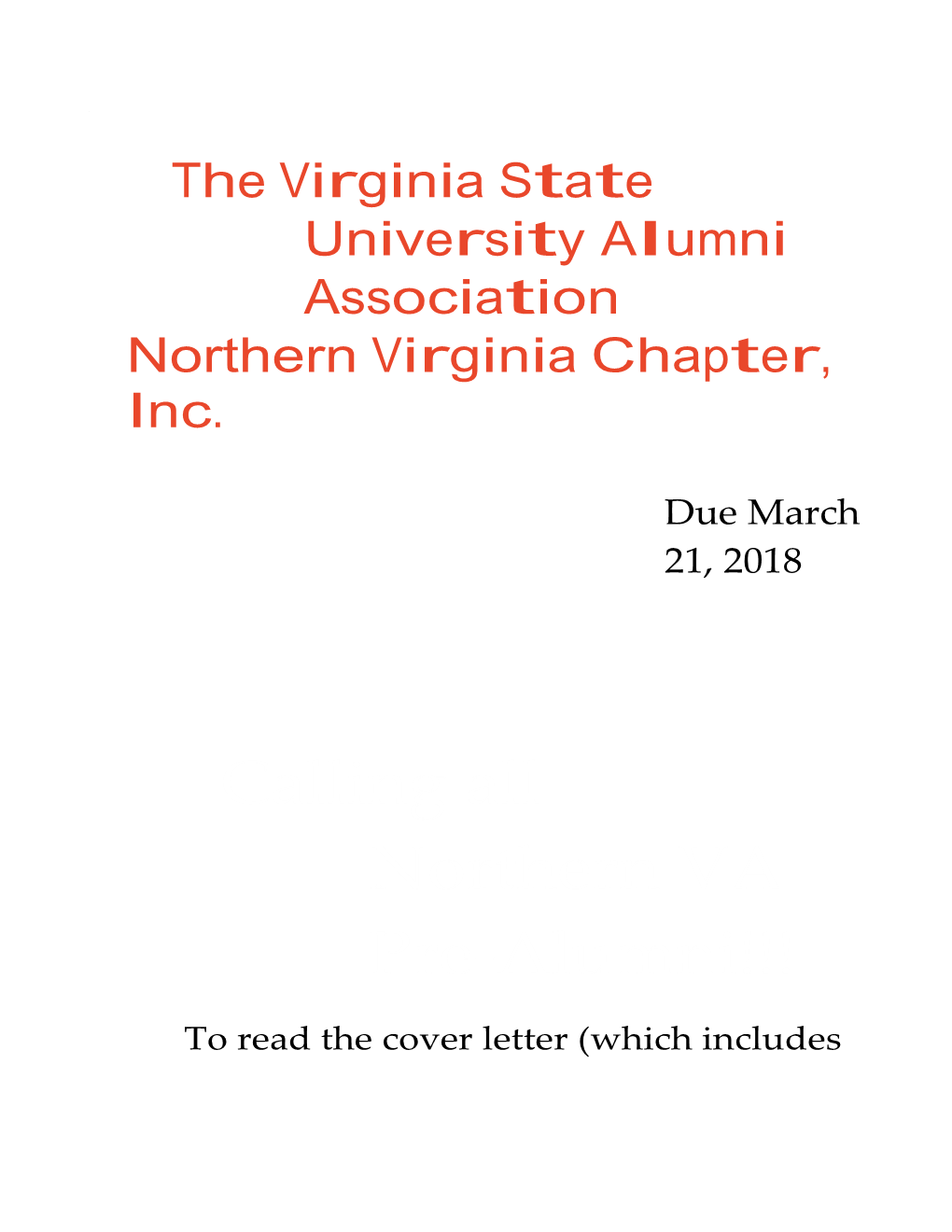 The Virginia State University Alumni Association