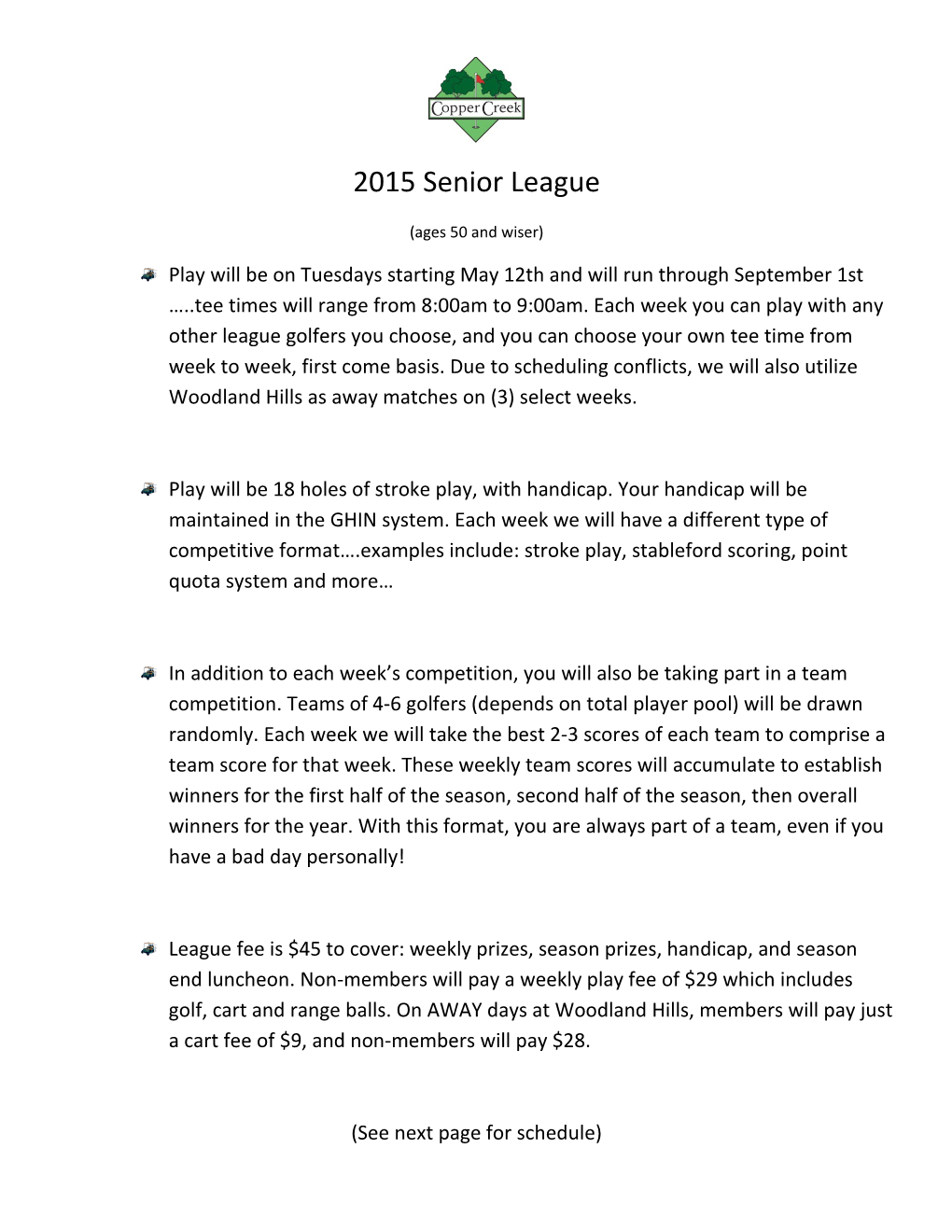 2015 Senior League