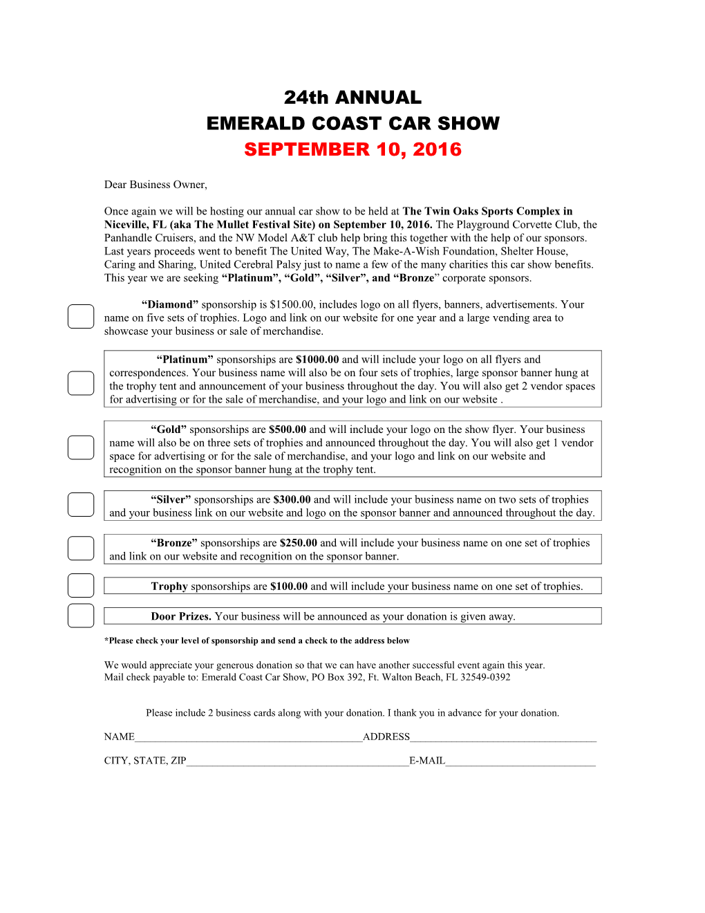 Emeraldcoast Car Show