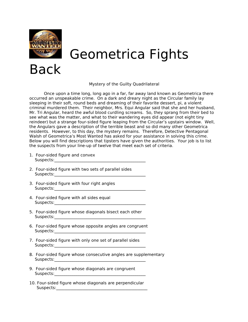 Geometrica Fights Back