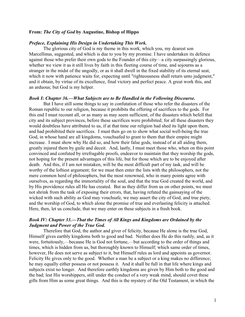 Preface, Explaining His Design in Undertaking This Work