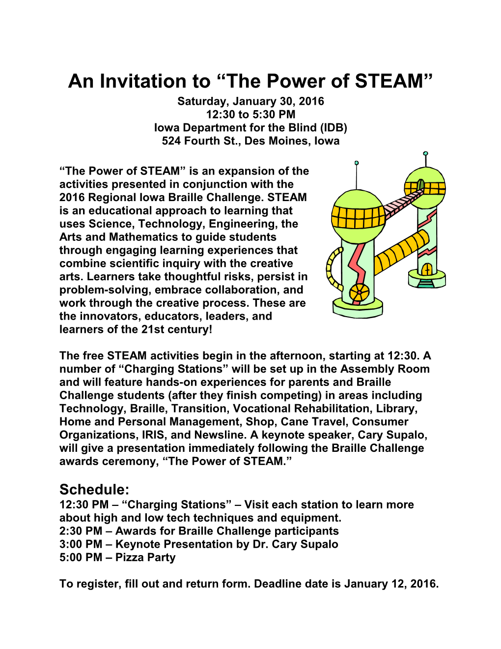 Aninvitationto Thepowerofsteam