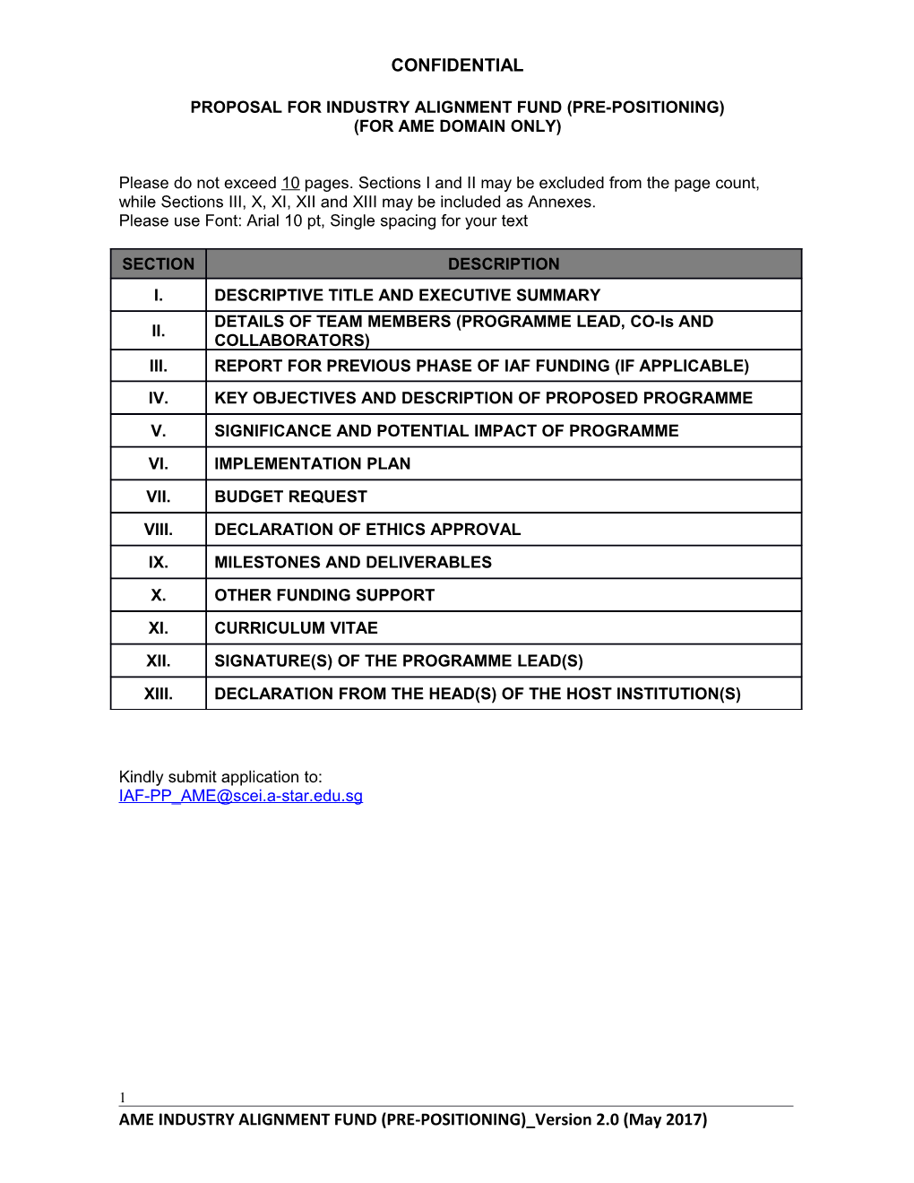 Proposal for Industry Alignment Fund (Pre-Positioning)