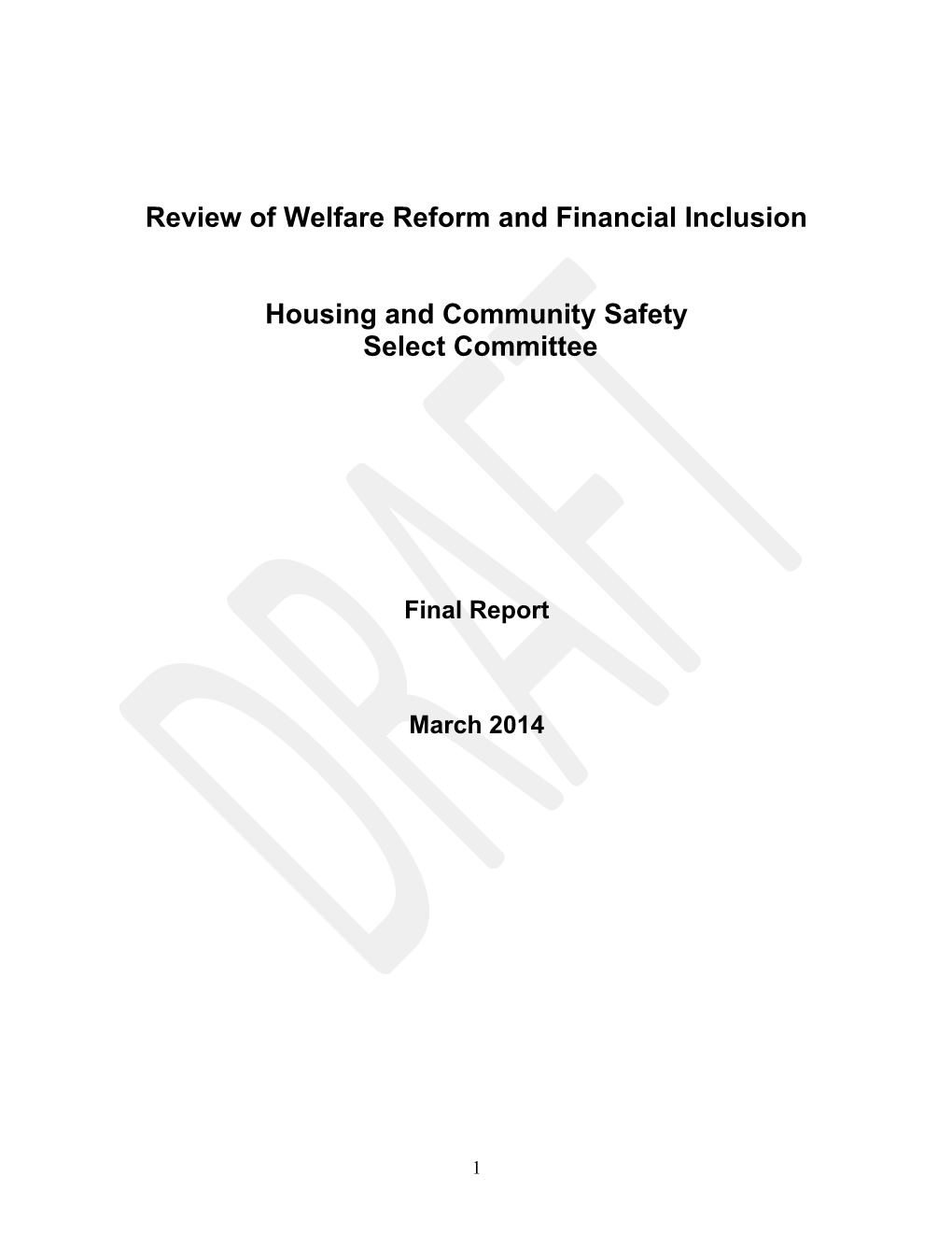 EIT Review of Mental Health Services Final Report