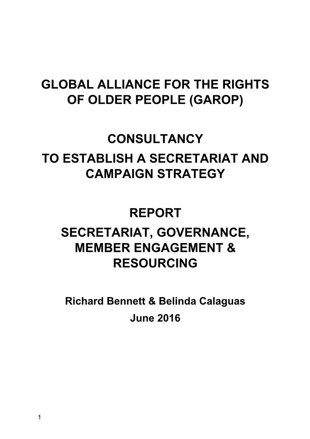 Global Alliance for the Rights of Older People (Garop)