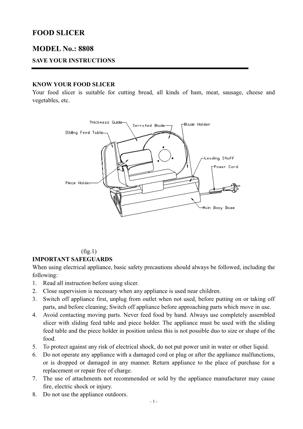 The Instruction of Slicer