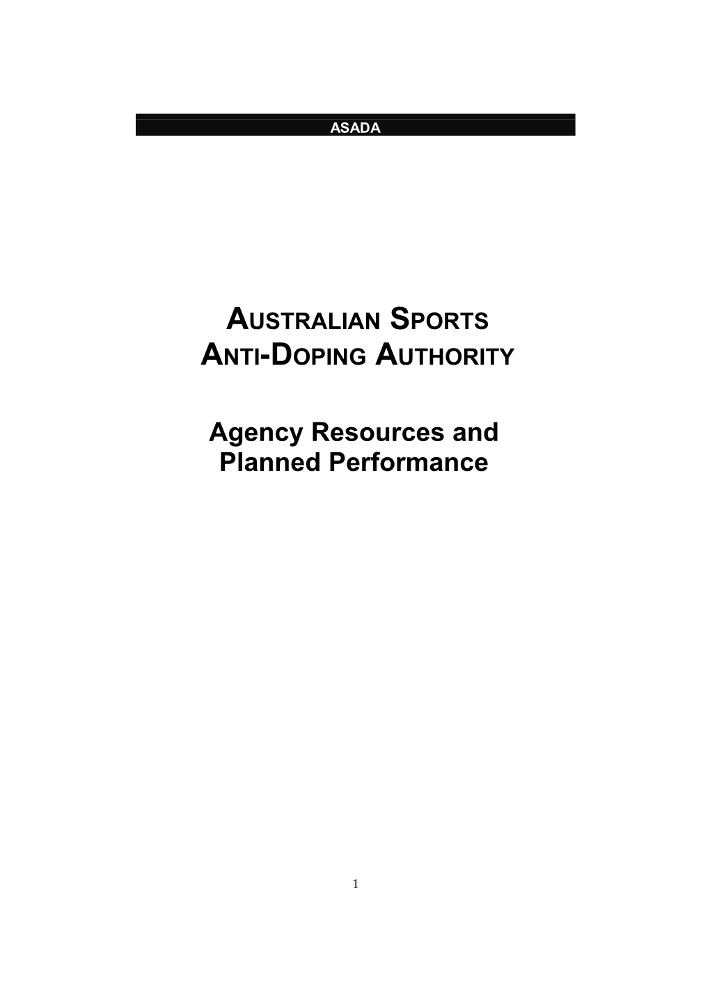 Australian Sports Anti-Doping Authority