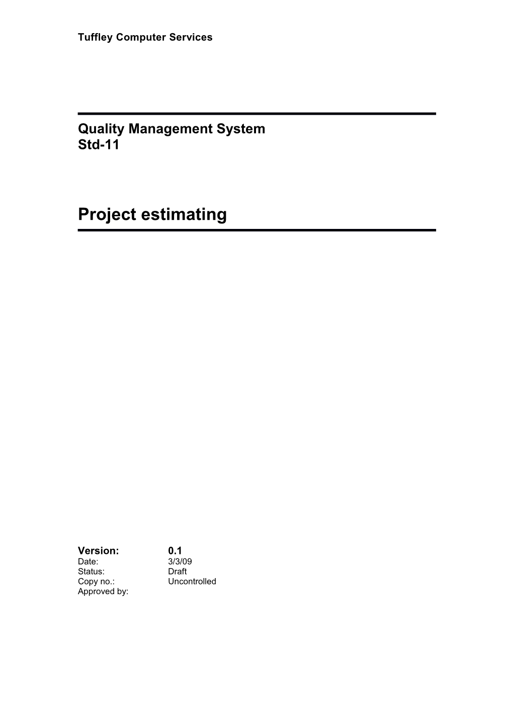 Document Production Standard (ST-1)