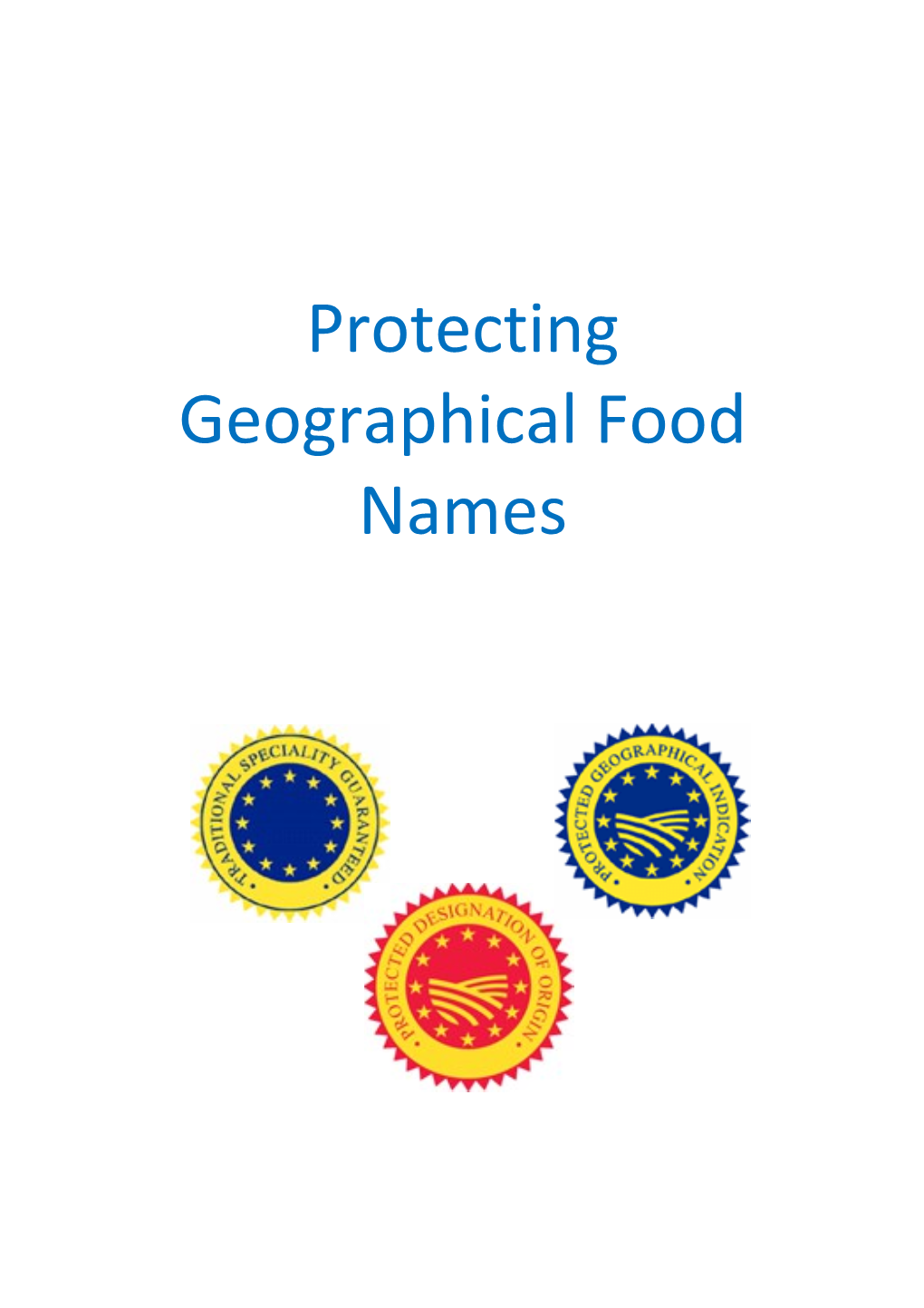 Protecting Geographical Food Names