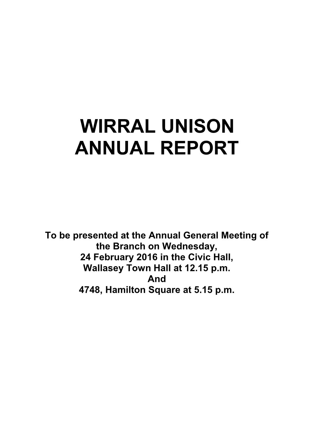 Wirral Unison