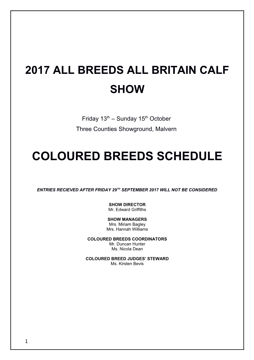 All Breeds All-Britain