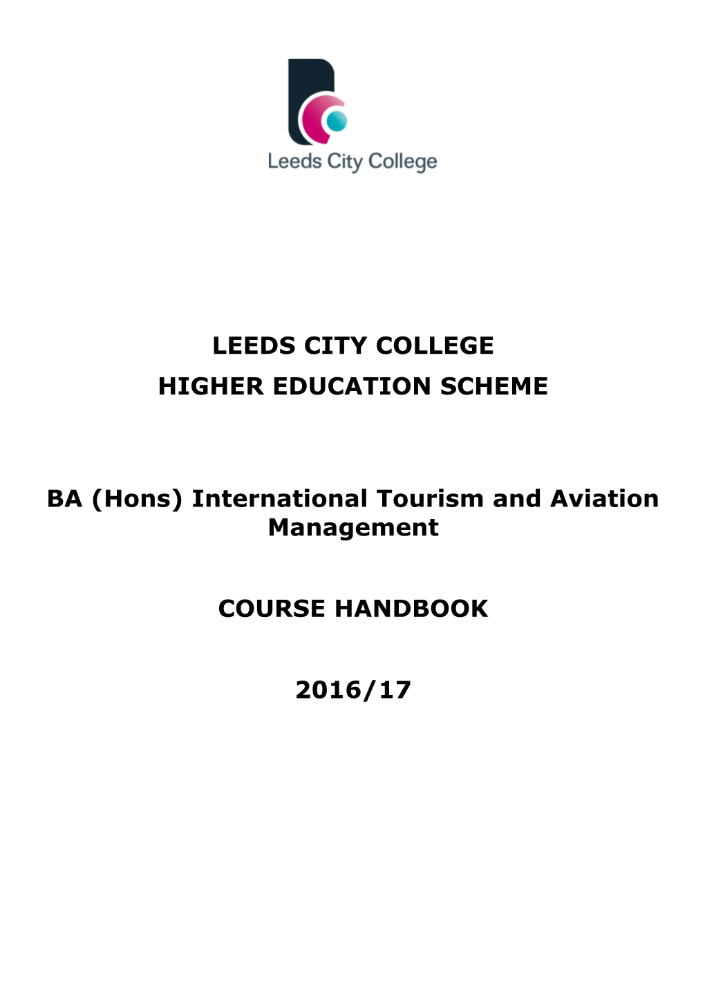 BA (Hons) International Tourism and Aviation Management