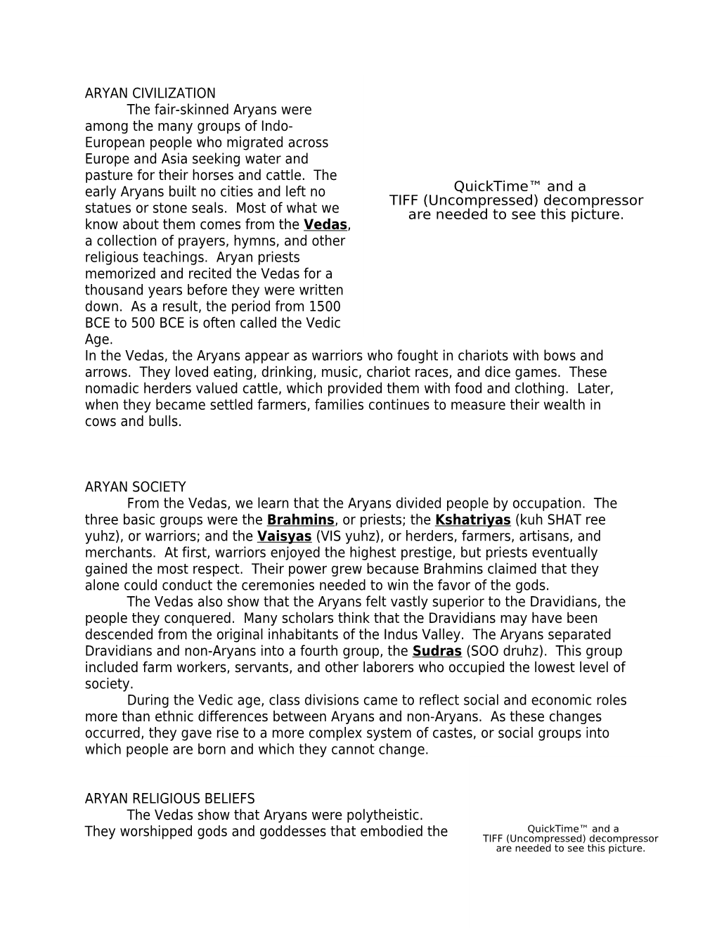 From World History: Connections to Today Pgs- 55, 57, 58 (Looking Ahead)