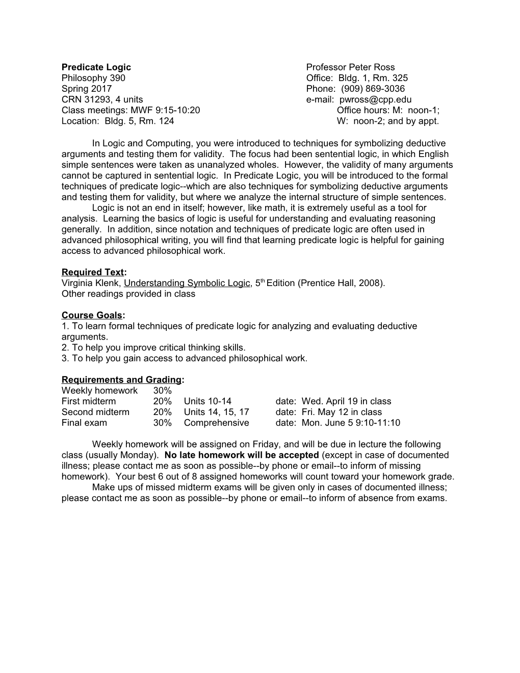 Logic Intro Syllabus Syl