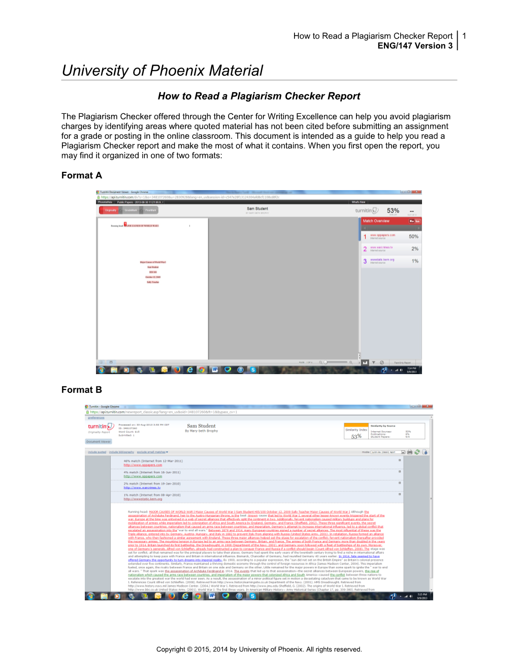 How to Read a Plagiarism Checkerreport