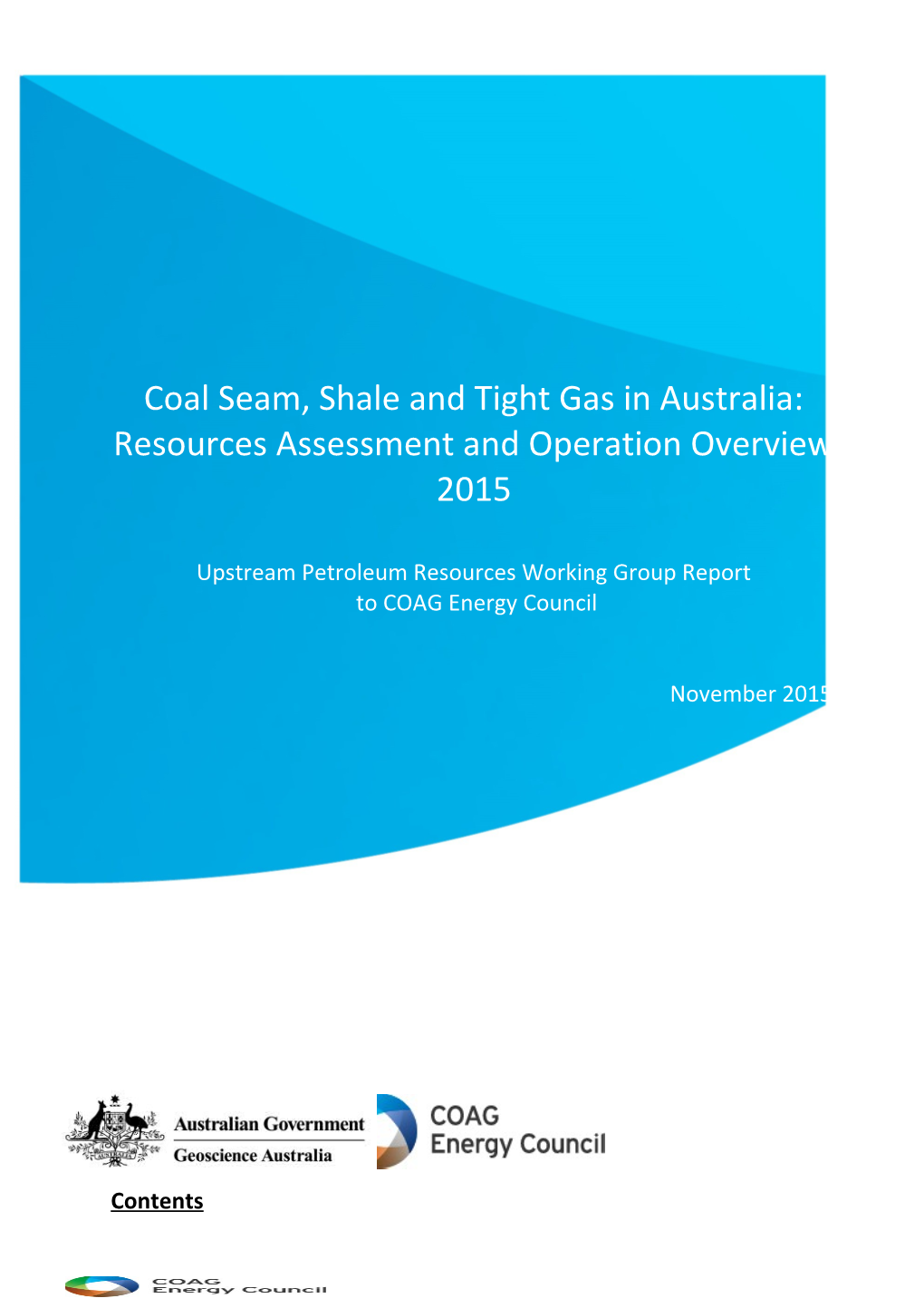 Upstream Petroleum Resources Working Group Report