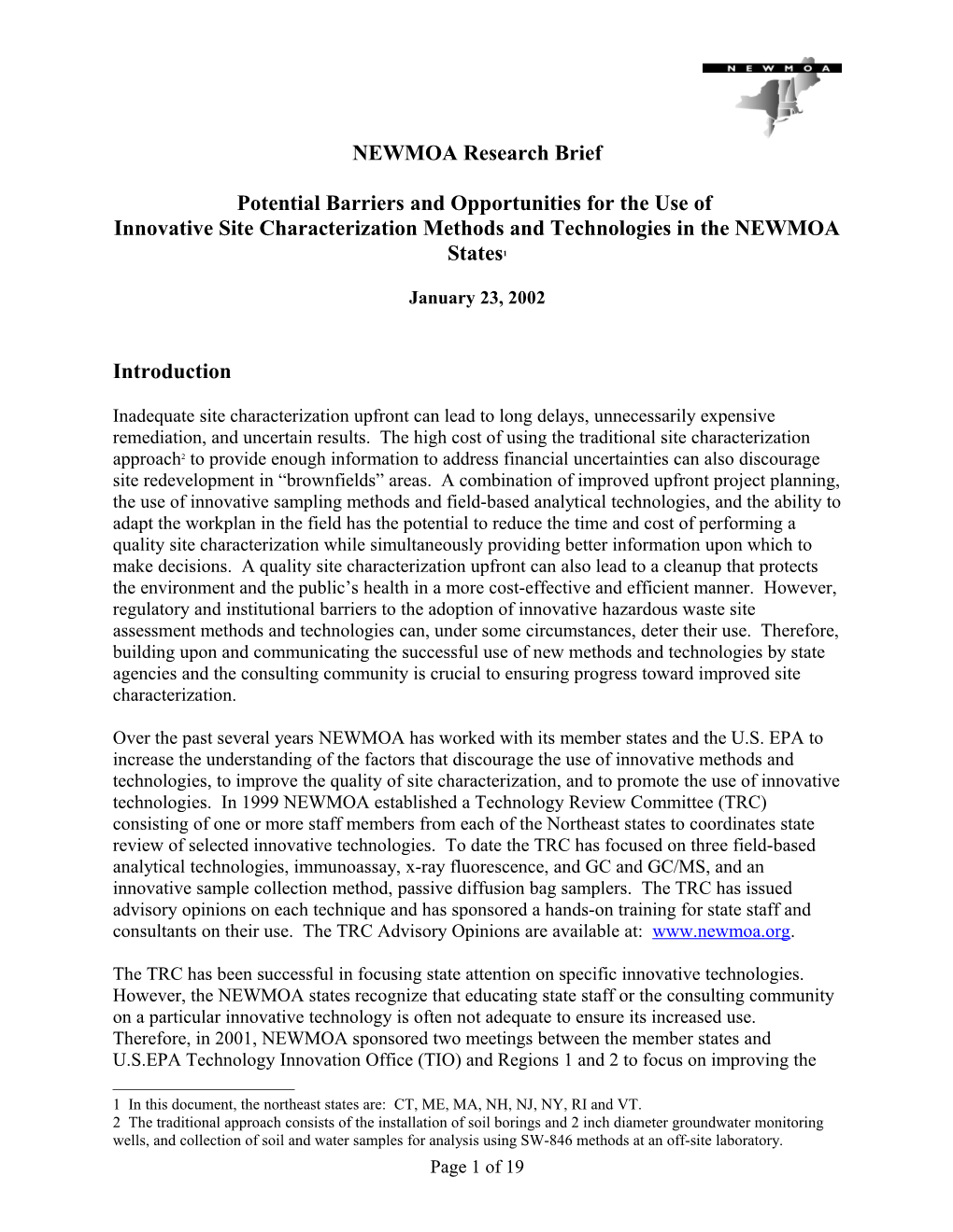 NEWMOA Research Brief