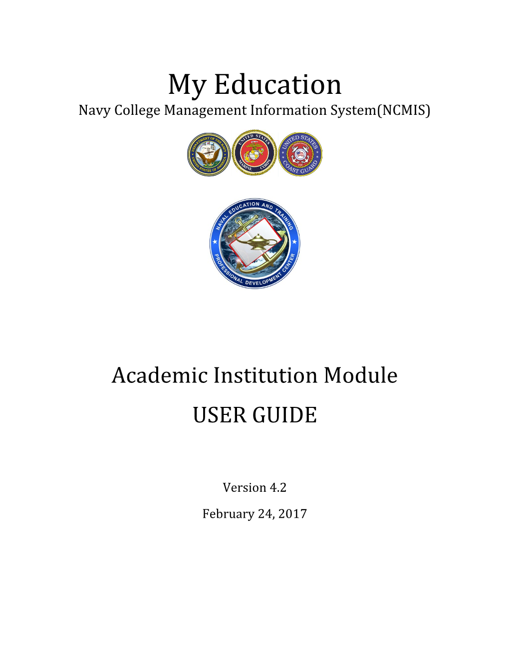 Navy College Management Information System(NCMIS)