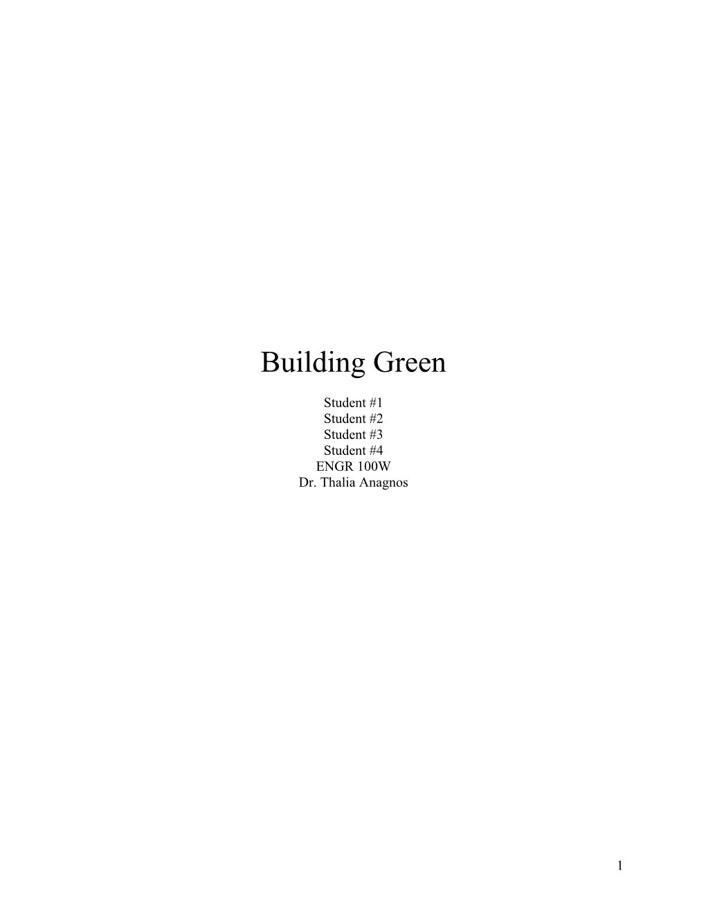 According to the Environmental Protection Agency, Buildings in the U